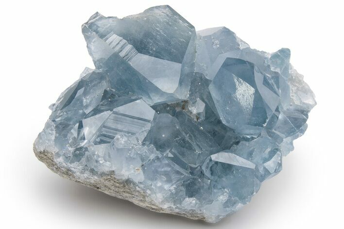 Sparkly Celestine (Celestite) Crystal Cluster - Madagascar #232638